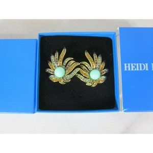 Heidi Daus Sublime Star Crystal Clip-On Earrings